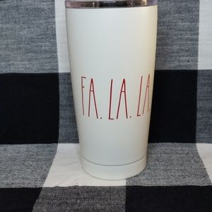 NWT Rae Dunn Fa La La steel tumbler